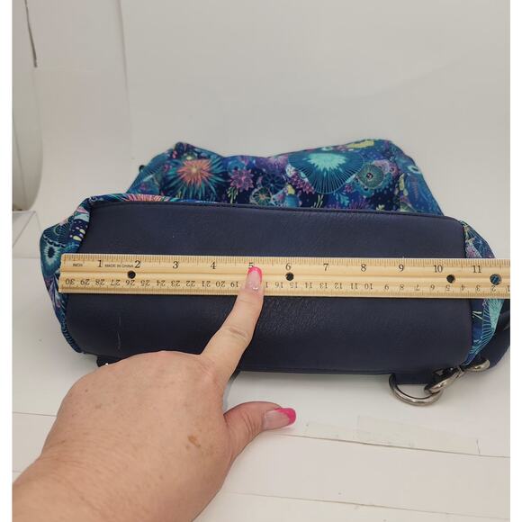 The Sak Backpack Royal Blue Seascape Eco-Twill Loyola Boho chic colorful - Picture 12 of 15